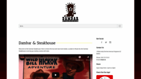What Dambarsteakhouse.com website looked like in 2019 (4 years ago)