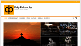 What Daily-philosophy.com website looked like in 2019 (4 years ago)