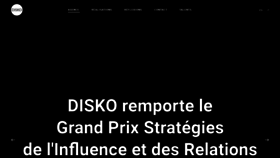What Disko.fr website looked like in 2019 (4 years ago)