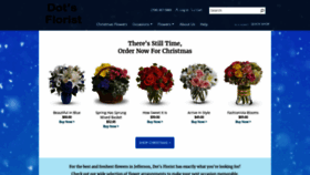 What Dotsfloristga.com website looked like in 2019 (4 years ago)