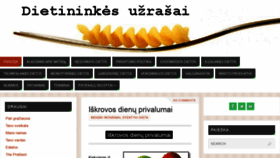 What Dietininkesuzrasai.info website looked like in 2019 (4 years ago)