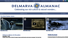 What Delmarva-almanac.com website looked like in 2019 (4 years ago)