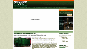 What Devensrecycling.com website looked like in 2019 (4 years ago)