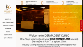 What Dermadentclinic.com website looked like in 2019 (4 years ago)