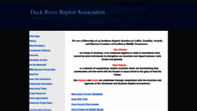 What Duckrivermissions.org website looked like in 2019 (4 years ago)