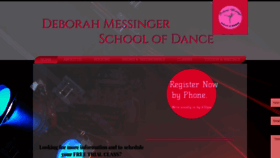 What Deborahmessingerschoolofdance.com website looked like in 2019 (4 years ago)