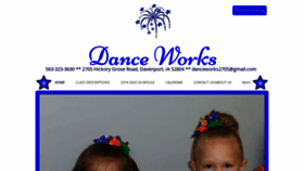 What Danceworks5678.net website looked like in 2019 (4 years ago)