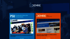 What Demre.cl website looked like in 2019 (4 years ago)