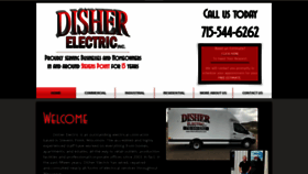 What Disher-electric.com website looked like in 2019 (4 years ago)