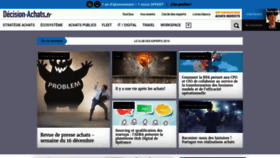 What Decision-achats.fr website looked like in 2019 (6 years ago)