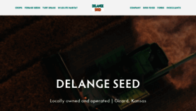 What Delangeseed.com website looked like in 2019 (4 years ago)
