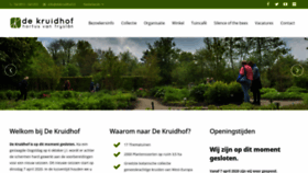 What Dekruidhof.nl website looked like in 2019 (4 years ago)