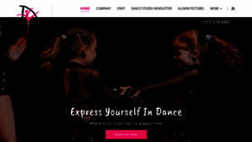 What Dixondancestudio.com website looked like in 2019 (4 years ago)