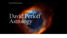 What Davidperloffastrology.com website looked like in 2019 (4 years ago)
