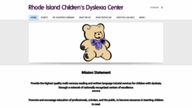 What Dyslexiari.org website looked like in 2019 (4 years ago)