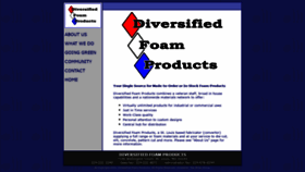What Diversifiedfoam.net website looked like in 2019 (6 years ago)