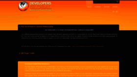 What Developersglobal.com website looked like in 2019 (4 years ago)