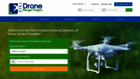 What Dronemegapages.com website looked like in 2019 (4 years ago)