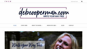 What Debcooperman.com website looked like in 2019 (4 years ago)