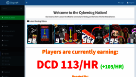 What Dogcraft.net website looked like in 2019 (4 years ago)
