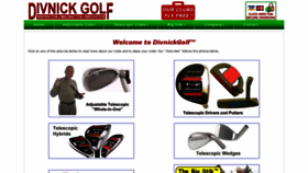 What Divnickgolf.com website looked like in 2019 (4 years ago)