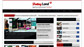What Datingland.fr website looked like in 2019 (4 years ago)