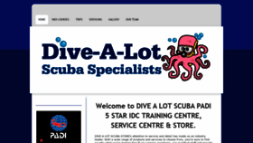 What Divealot.co.uk website looked like in 2019 (4 years ago)