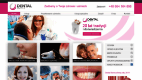What Dentalservice.pl website looked like in 2019 (4 years ago)