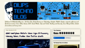 What Dilipstechnoblog.com website looked like in 2019 (4 years ago)