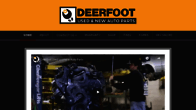 What Deerfootautoparts.com website looked like in 2019 (6 years ago)