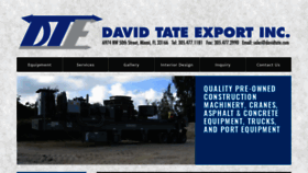 What Davidtate.com website looked like in 2019 (4 years ago)