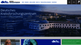 What Dkfz-heidelberg.de website looked like in 2019 (4 years ago)