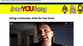 What Drawyoufunny.com website looked like in 2019 (4 years ago)