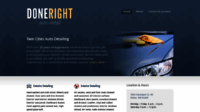 What Donerightautodetailmn.com website looked like in 2019 (4 years ago)