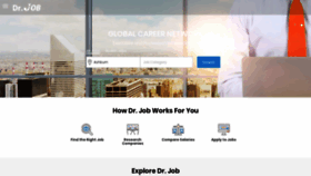 What Drjobs.ae website looked like in 2019 (4 years ago)