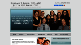 What Drlouiessfdentist.com website looked like in 2019 (4 years ago)