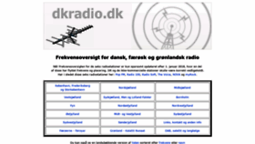 What Dkradio.dk website looked like in 2019 (4 years ago)
