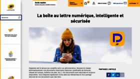 What Digiposte.fr website looked like in 2019 (4 years ago)