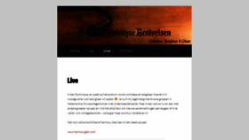 What Dominiquebentvelsen.nl website looked like in 2019 (4 years ago)