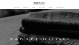 What Decopur.com website looked like in 2019 (4 years ago)