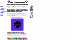 What Daily-love-horoscope.com website looked like in 2019 (4 years ago)