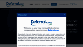 What Deferral.com website looked like in 2019 (4 years ago)