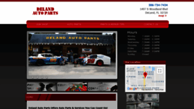 What Delandautoparts.com website looked like in 2019 (4 years ago)