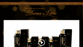 What Derma-lucia.com website looked like in 2019 (4 years ago)