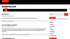 What Dharmyog.com website looked like in 2019 (4 years ago)