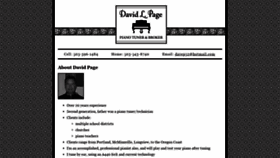 What Davepagetuning.com website looked like in 2019 (4 years ago)