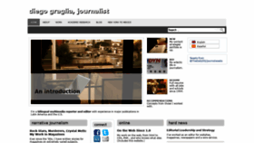 What Diegograglia.net website looked like in 2019 (4 years ago)
