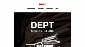 What D-e-p-t.tokyo website looked like in 2019 (4 years ago)