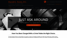 What Davidterrylaw.com website looked like in 2019 (4 years ago)