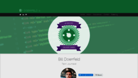 What Doerrfeld.io website looked like in 2019 (4 years ago)